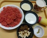 A picture of step 1 of Instant Carrot or Gajar Halwa.