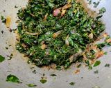 A picture of step 4 of Sunsunia Saag.