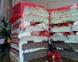 Foto del paso 11 de la receta: Tarta-caja neapolitan cake