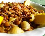 صورة لخطوة 3 من وصفة شوربة العدس البني بالمعكروني والشعيرية