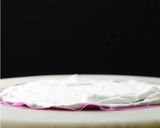 A picture of step 6 of Rainbow Crepe Cake.