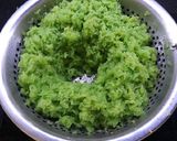Hình bước làm 3 của món Xôi ba màu đậu xanh