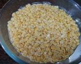 A picture of step 1 of Daal Palak.
