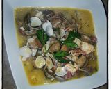 Foto del paso 10 de la receta: Almejas con langostinos y jamón