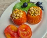 Foto langkah ke 5 dari resep Tim Tomat Tempe.
