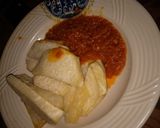 A picture of step 3 of Fried yam.