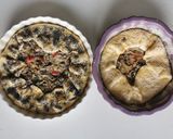 Pas rețetă Plăcintă cu ciuperci și piept de pui 6 fotografie