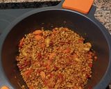 Foto del paso 2 de la receta: El Calentao (salteado de arroz con lentejas de bote)