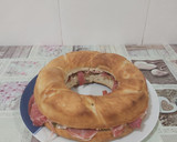 Foto del paso 9 de la receta: Rosca de bacon y queso con amasado tradicional 😋