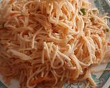 A picture of step 3 of Vegetable chowmay.