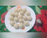 A picture of step 3 of COCONUT MILK BALLS...(nariyal ke laddu).