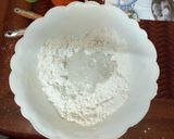A picture of step 3 of Mahamri #seasonalingredientscontest#.