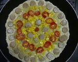 Foto langkah ke 5 dari resep Pizza Sosis Jagung Teflon.