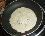 A picture of step 3 of Green Moong Dal Dosa.