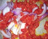 A picture of step 1 of Yam balls.