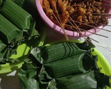 Foto langkah ke 8 dari resep Nasi Bakar Ayam Pedas Kemangi.