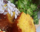 صورة لخطوة 8 من وصفة كيك ببيضتين محشي مربى بذوق الفريز والفاني 🐼🌹👍