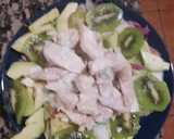 Foto del paso 5 de la receta: Ensalada verde con pollo en salsa gorgonzola