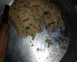 A picture of step 2 of Methi ka paratha.