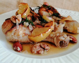 Foto del paso 9 de la receta: Pollo asado con manzana y frutos secos