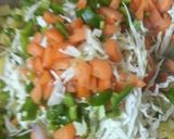 A picture of step 1 of Sizzling cheesy pab bhaj.