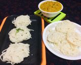 A picture of step 4 of Idiyappam With Tomato kurma.