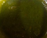 A picture of step 3 of Moong dal Dumplings In Spinach Tomato soup.
