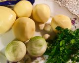 "Tejes" krumplileves recept fázis 1 fotója