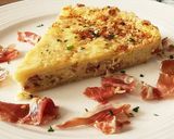 A picture of step 8 of Quiche with Jamón Ibérico and Manchego Cheese.