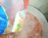 A picture of step 6 of Suppergetti with macaroni.