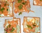 A picture of step 3 of Cheese Crackers Canapés.