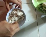 Foto langkah ke 2 dari resep Pepes Brokoli Tahu.