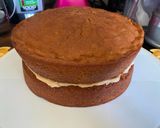 A picture of step 5 of Tommy's Hokey Pokey Cake.