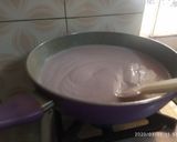 A picture of step 3 of Purple Yam barfi dessert.