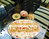 A picture of step 3 of Papri Chana Chat.