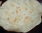 A picture of step 2 of Karari romali roti.