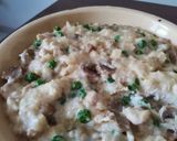 Foto langkah ke 2 dari resep Chicken cheese pie with mushrooms.