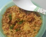 A picture of step 10 of Prawn Pulao.