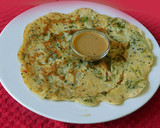 வரகு அரிசி (pearled kodo millet)மஸ்டர்ட் கிரீன் அடை ரெசிபி ஸ்டேப் 3 புகைப்படம்