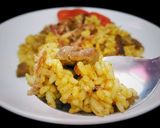 Foto langkah ke 3 dari resep Nasi Goreng Daging Sapi.
