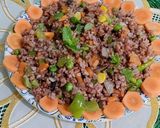 A picture of step 6 of Red Rice Pulao.
