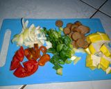 Foto langkah ke 2 dari resep Kreasi Pop mie gledek korea.