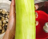 Hình bước làm 2 của món Canh bầu nấu ngao