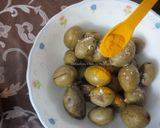 A picture of step 9 of OLIVE PICKLE (JOLPAI ACHAR) without garlic.