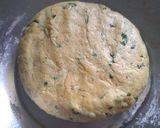 A picture of step 2 of Lauki thepla.