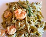Foto del paso 5 de la receta: Tagliatelli de espinaca con salsa de langostinos. 🍤🍤🍜