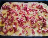 A picture of step 6 of Homemade Focaccia with Sausage and Potatoes.