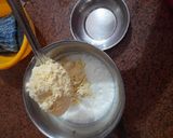 A picture of step 1 of Pakode wali kadi.