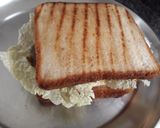 A picture of step 12 of Iceberg Lettuce Falafel Sandwich.