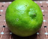 A picture of step 1 of Masala lemon mojito.